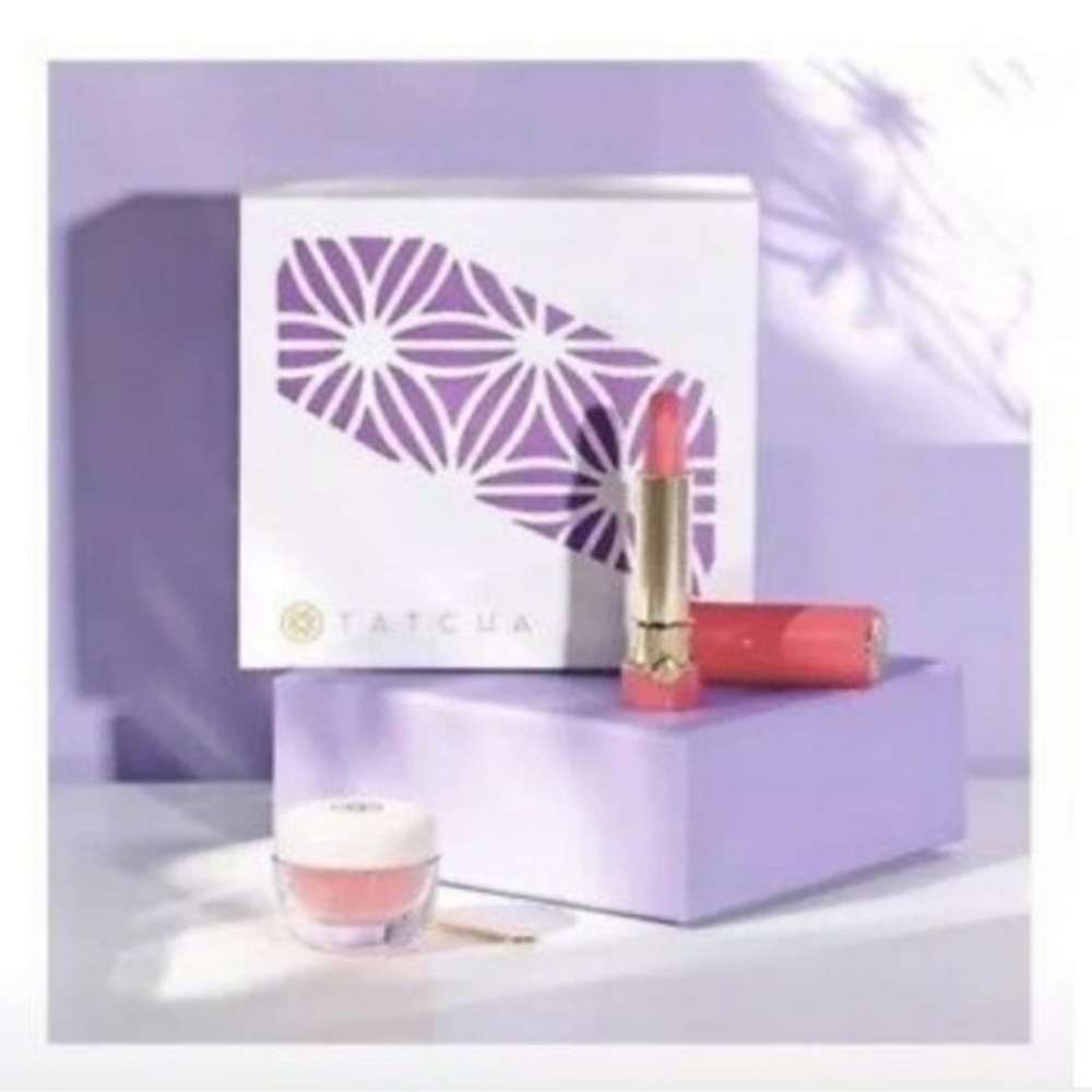 Tatcha Blushing Lips Duo RARE New - Picture 3 of 5